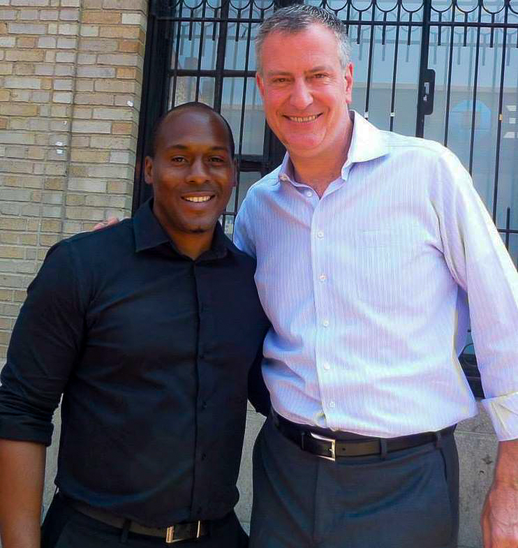 Chris Foye & NYC Mayor Bill de Blasio